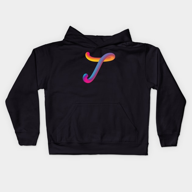 Curly T Kids Hoodie by MplusC